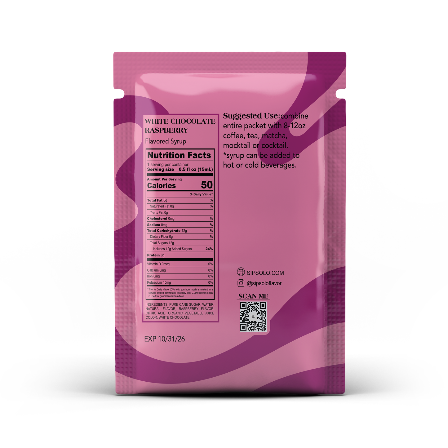 White Chocolate Raspberry Bundle (10 packets)