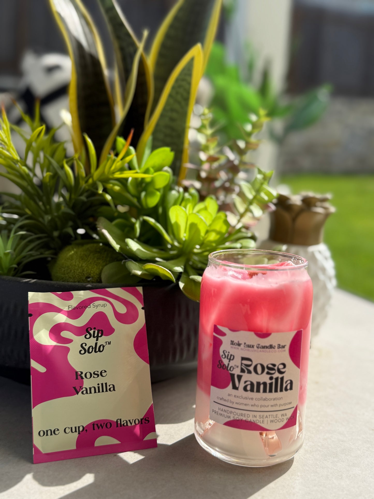 Rose Vanilla Bundle – Noir Lux x Sip Solo