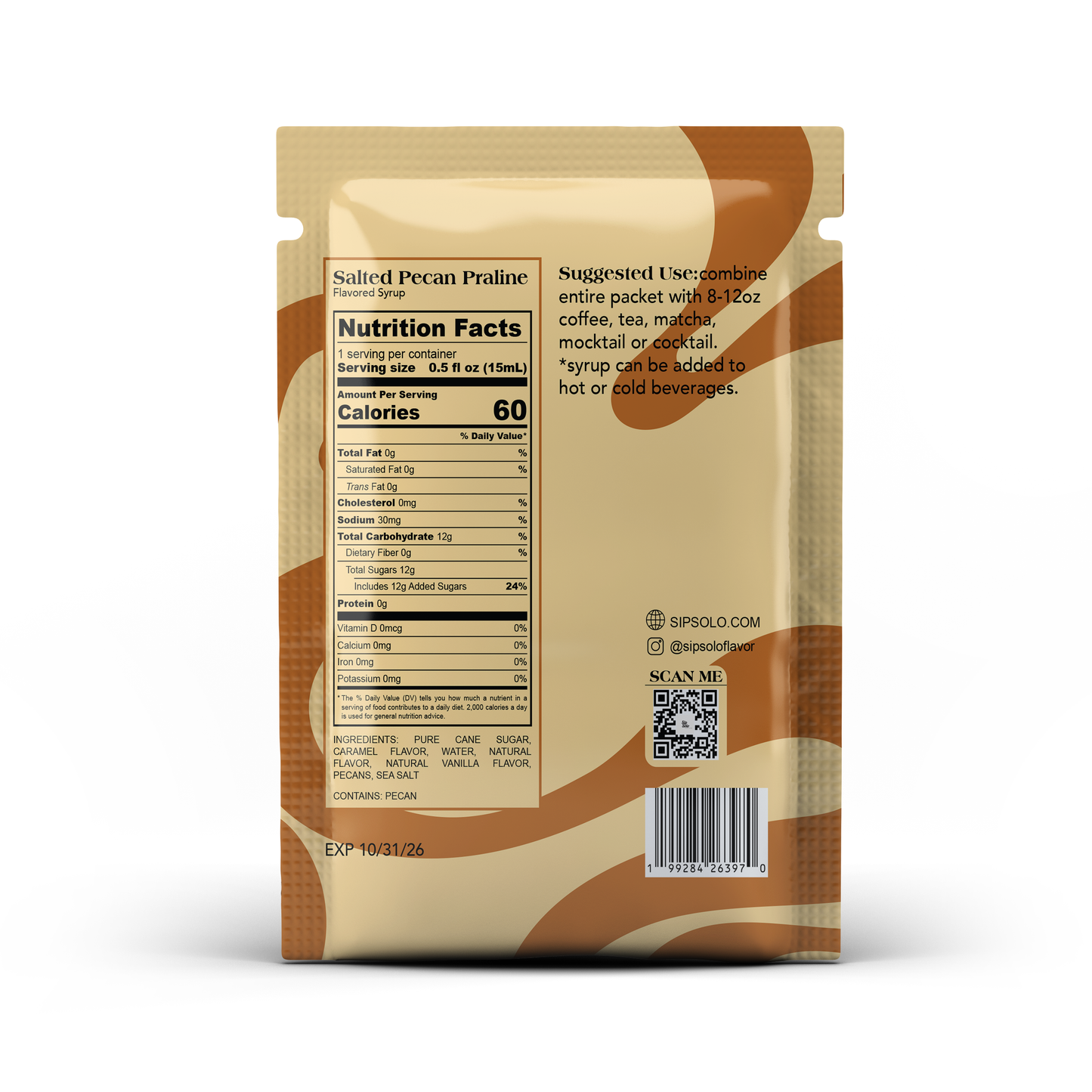 Salted Pecan Praline (5 packets)