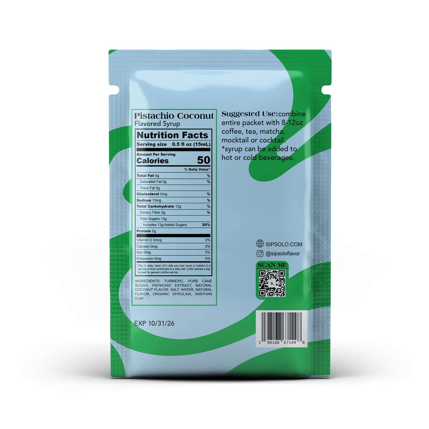 Pistachio Coconut Bundle (10 packets)