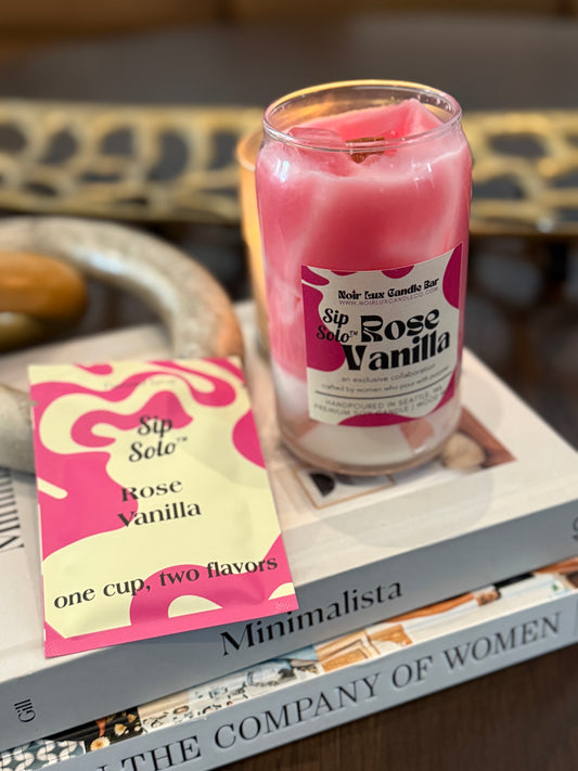 Rose Vanilla Bundle – Noir Lux x Sip Solo