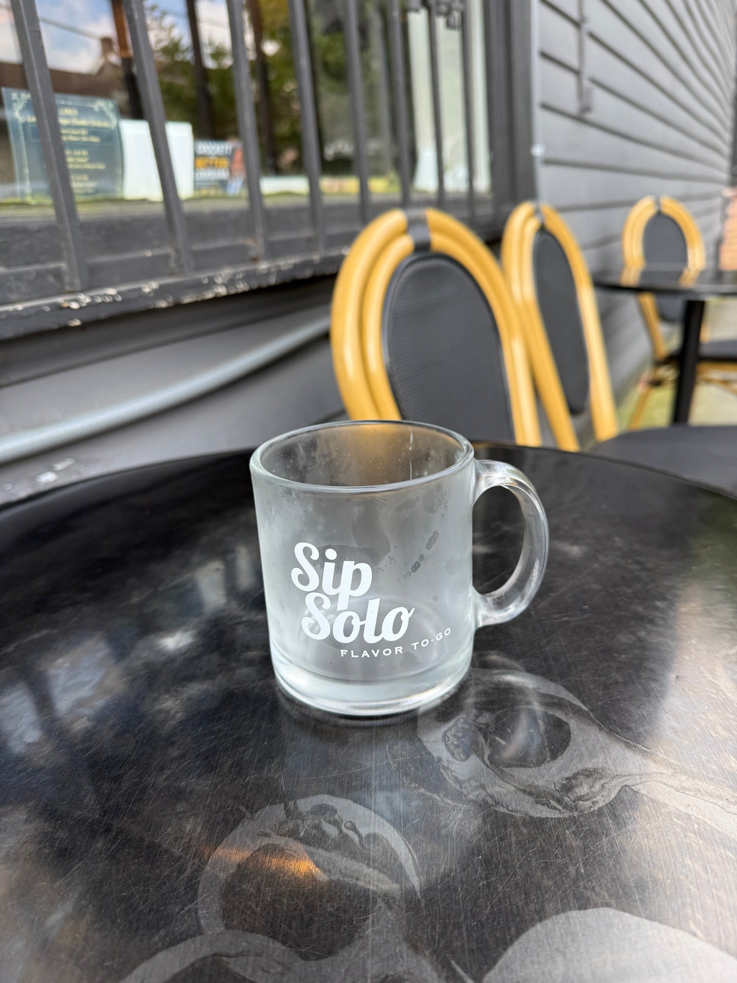 Sip Solo Glass Coffee Mug